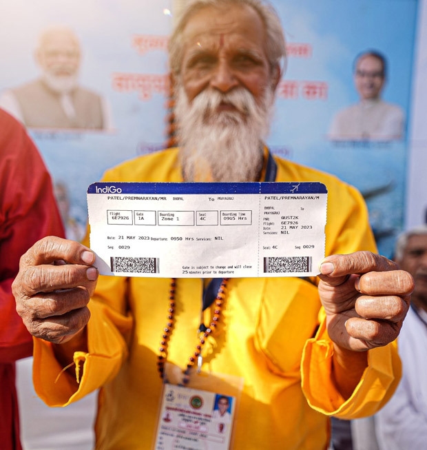 Madhya Pradesh becomes first state to provide air travel to pilgrims; Chief Minister Shri Chouhan to flag off pilgrimage aircraft from Raja Bhoj airport