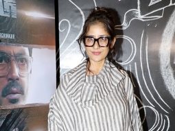 Manisha Koirala poses for paps as she attends Afwaah screening