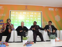Michael Douglas meets Indian dignitaries at Cannes; discusses film collaboration in India