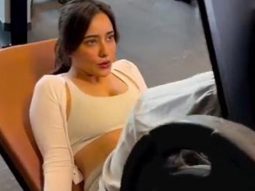 Neha Sharma is the happiest in the gym!