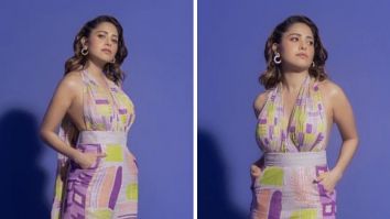 Nushratt Bharuccha in a multicoloured jumpsuit gives summer fashion goals