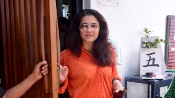 Orange is the new black for Kajol