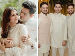 Parineeti Chopra’s brothers, Shivang and Sahaj, strike a pose with Raghav Chadha; actress praises them as the “Best boys in the world”