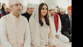 Parineeti Chopra’s father tears up during her engagement to Raghav Chadha, see new photos from her ceremony