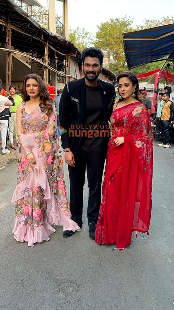 photos cast of chatrapathi snapped promoting their film 1