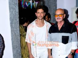 Photos: Hrithik Roshan and Rakesh Roshan snapped at PVR, Juhu