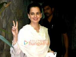 Photos: Kangana Ranaut spotted outside her office