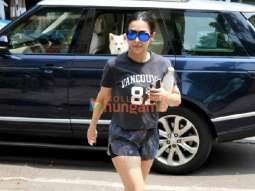 Photos: Malaika Arora and Kim Sharma spotted at Diva Yoga Studio in Bandra