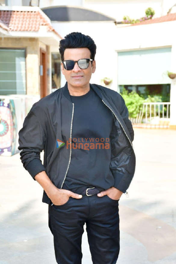 Photos: Manoj Bajpayee snapped promoting his upcoming film Bandaa
