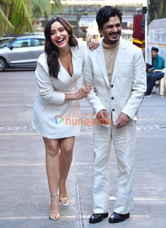 photos nawazuddin siddiqui and neha sharma snapped promoting their film jogira sara ra ra 3
