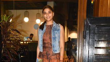 Photos: Saiee Manjrekar snapped at Mizu in Bandra