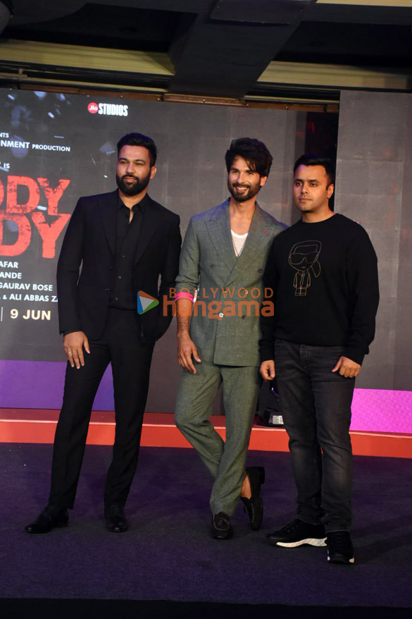 photos shahid kapoor and ali abbas zafar attend the trailer launch of bloody daddy 5