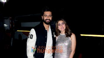 Photos: Vicky Kaushal and Sara Ali Khan snapped promoting Zara Hatke Zara Bach Ke on the sets of The Kapil Sharma Show