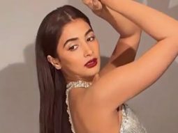 Pooja Hegde dazzles in a silver outfit