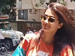 Pooja Hegde sports a Nike T-shirt at the gym