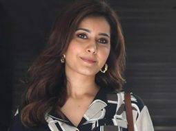 Raashii Khanna flashes her million dollar smile as she poses for paps