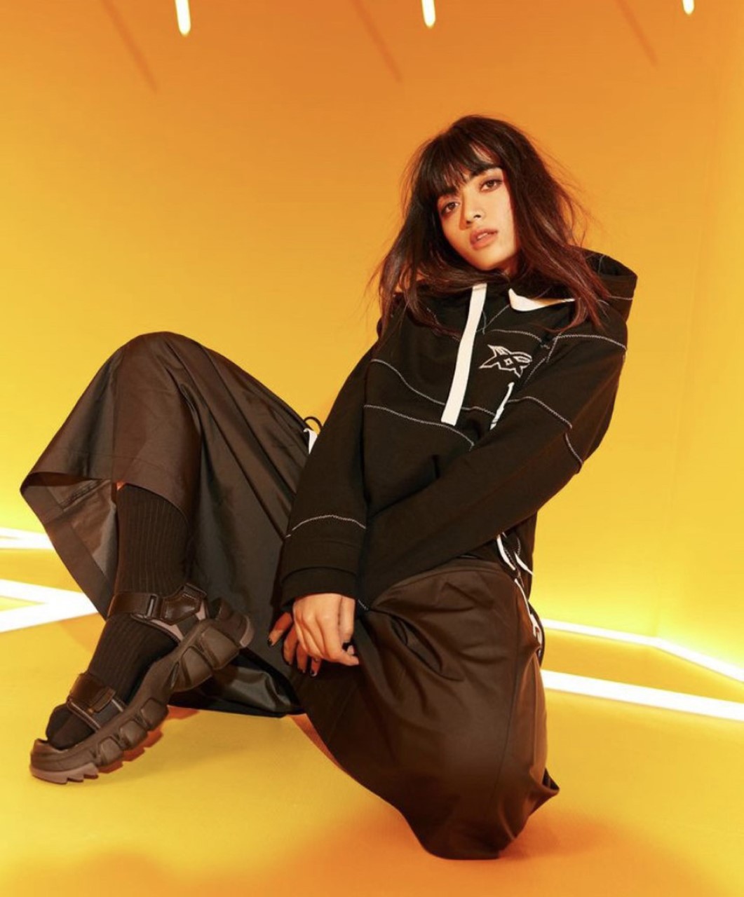 Rashmika Mandanna rocks some major athleisure goals with her stylish look as she presents Onitsuka Tiger's Spring-Summer '23 collection