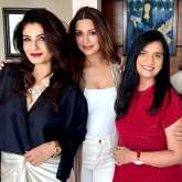 Raveena Tandon celebrates Padma Shri win with her girl gang, Juhi Chawla, Sonali Bendre and Shilpa Shetty; see pics