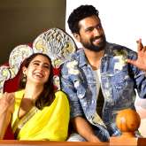 Sara Ali Khan and Vicky Kaushal relish ice-gola at Juhu Beach ahead of he trailer launch of Zara Hatke Zara Bachke
