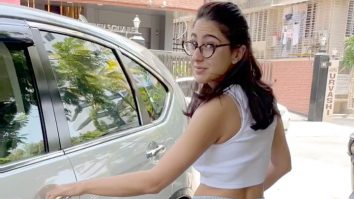 Sara Ali Khan gets clicked by paps in the city post salon session