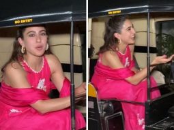 Sara Ali Khan enjoys a Mumbai auto-rickshaw ride after musical event of Zara Hatke Zara Bachke, watch