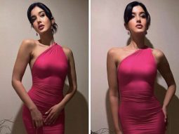Shanaya Kapoor channels barbie glamour in a backless ruched maxi dress