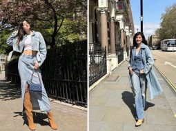 Shanaya Kapoor doubles the fashion fun in London with twin denim ensembles