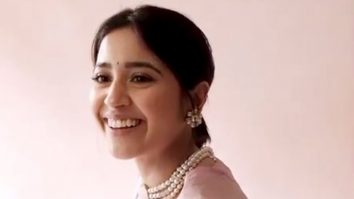 Shweta Tripathi looks cute dressed in a pink saree