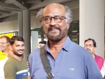 Superstar Rajnikanth gets clicked at the airport by paps Superstar Rajnikanth gets clicked at the airport by paps