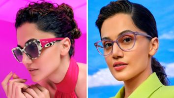 Taapsee Pannu looks vibrant and spirited in the new Vogue Eyewear campaign