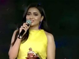 Tejasswi Prakash’s Adorable speech as she bags Most Stylish TV Star (Female)