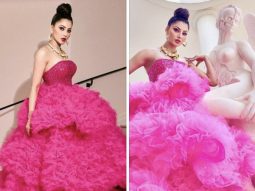 Urvashi Rautela captivates Cannes 2023 in a dreamy tulle gown, adorned with stunning crocodile-inspired jewellery