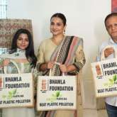 Vidya Balan joins forces with Bhamla Foundation to fight against single-use plastic