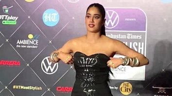 Janhvi Kapoor flaunts her curves graciously in a black gown