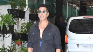 Akshay Kumar poses for paps as he gets clicked in the city