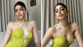 Alaya F is embracing the summer vibes in Oh-So-Stylish in lime cut out dress
