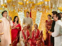 Allu Arjun and Aamir Khan come together to bless newlyweds Madhu Mantena and Ira Trivedi; watch