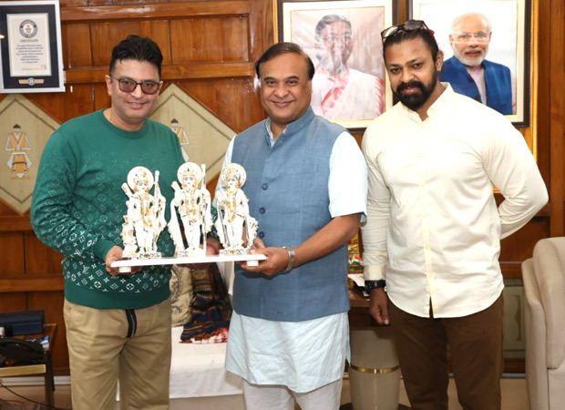 Adipurush producer Bhushan Kumar and actor Devdatta Nage receive praise from Assam CM in pre-release meeting