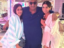 Janhvi and Khushi Kapoor share a joyful moment with dad Boney Kapoor after a refreshing swim in Dubai; see post