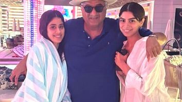 Janhvi and Khushi Kapoor share a joyful moment with dad Boney Kapoor after a refreshing swim in Dubai; see post