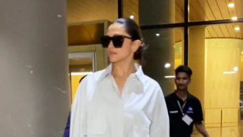 Classy Aiport Look, Deepika Padukone stuns in all-white!