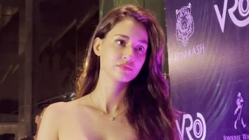 Disha Patani looks divine in a blue outfit as she poses for paps