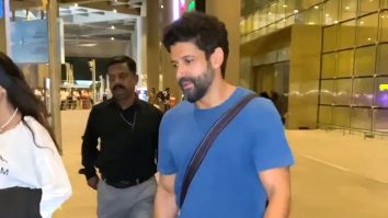 Farhan Akhtar & Shibani Dandekar get clicked at the airport by paps