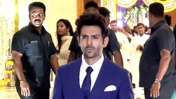 Handsome hunk Kartik Aaryan attends Madhu Mantena & Ira Trivedi’s reception