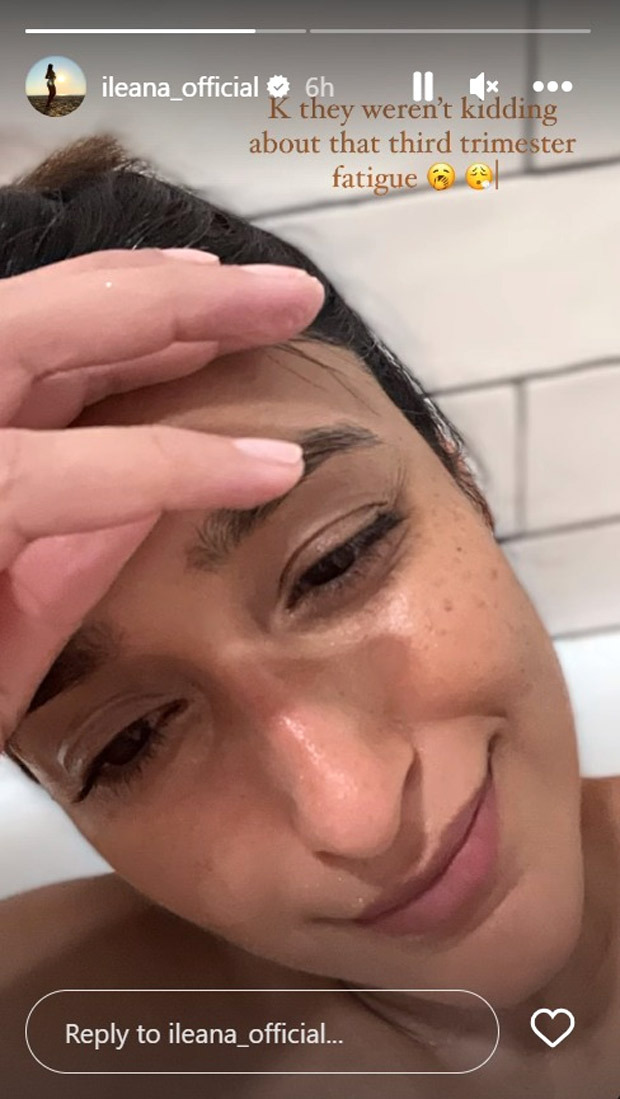 Ileana D'Cruz's selfie captures pregnancy glow amidst third trimester fatigue; see picture
