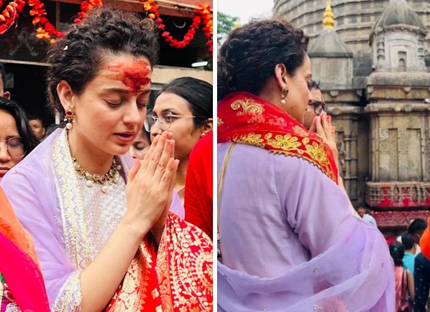 Kangana Ranaut offers prayers at Kamakhya Temple after announcing next project with Sandeep Singh
