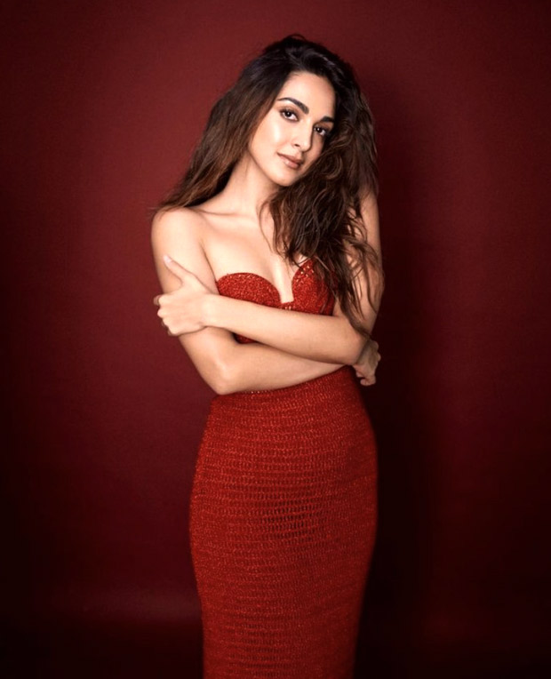 Kiara Advani is shaking up the internet with her stylish statement in a red crochet dress for Satyaprem ki Katha's promotional event