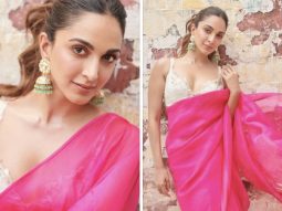 Kiara Advani paints the town pink in breath taking Rs.42,500 saree, adding a touch of glamour to the Satyaprem Ki Katha promotions