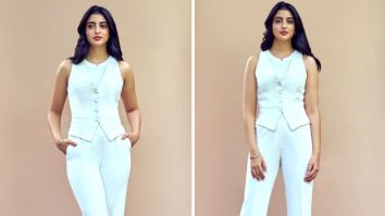 Navya Naveli Nanda sets the style bar high in Rohit Gandhi & Rahul Khanna’s exquisite waistcoat and pant set
