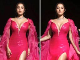 Nushrratt Bharuccha is embracing the bold and beautiful Barbiecore trend in a stunning fuchsia pink gown